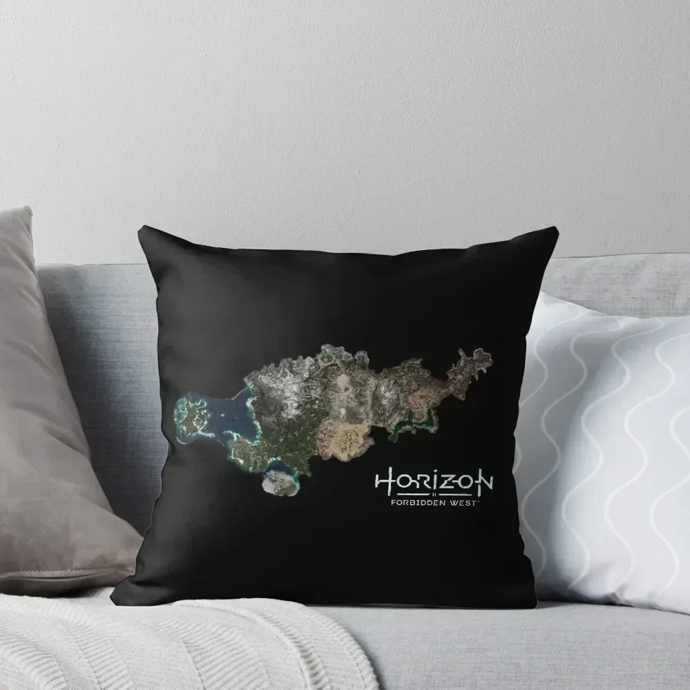 Horizon Forbidden West Map Throw Pillow Pillowcase Pillow Case Christmas Cushion For Home pillow