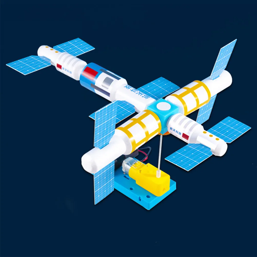 

Science Experiment DIY Assembly Kit Satellite Shuttle Rocket Multi-Activity Creative Learning Educational Prop