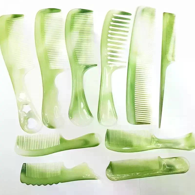 Set Of 10 Convenient Anti-static Hair Combs For Curling Hair Portable Thickened Household Comb Set
