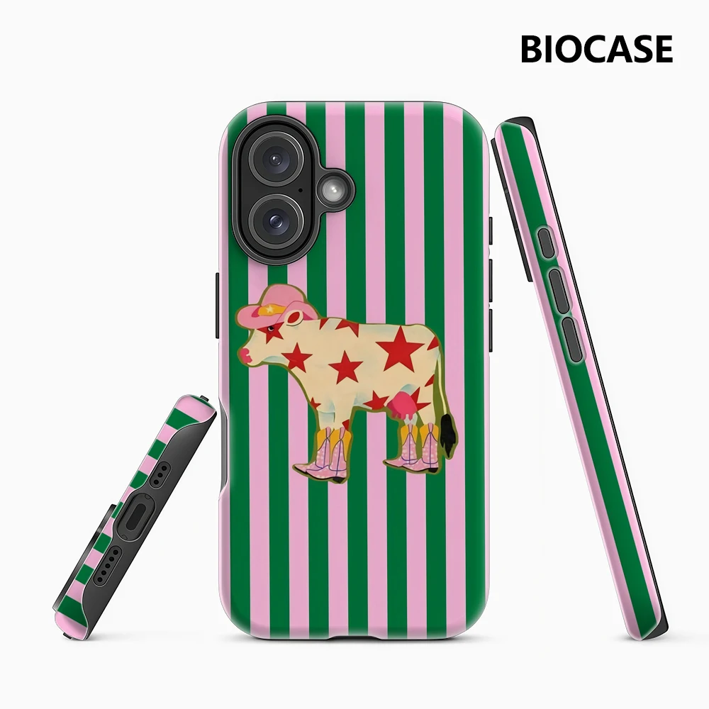Cowboy Calf IPhone 17 Must-Haves Handyhülle für IPhone 17 16 15 14 13 12 46 Pro Max Plus Doppelschichtige Rückseite