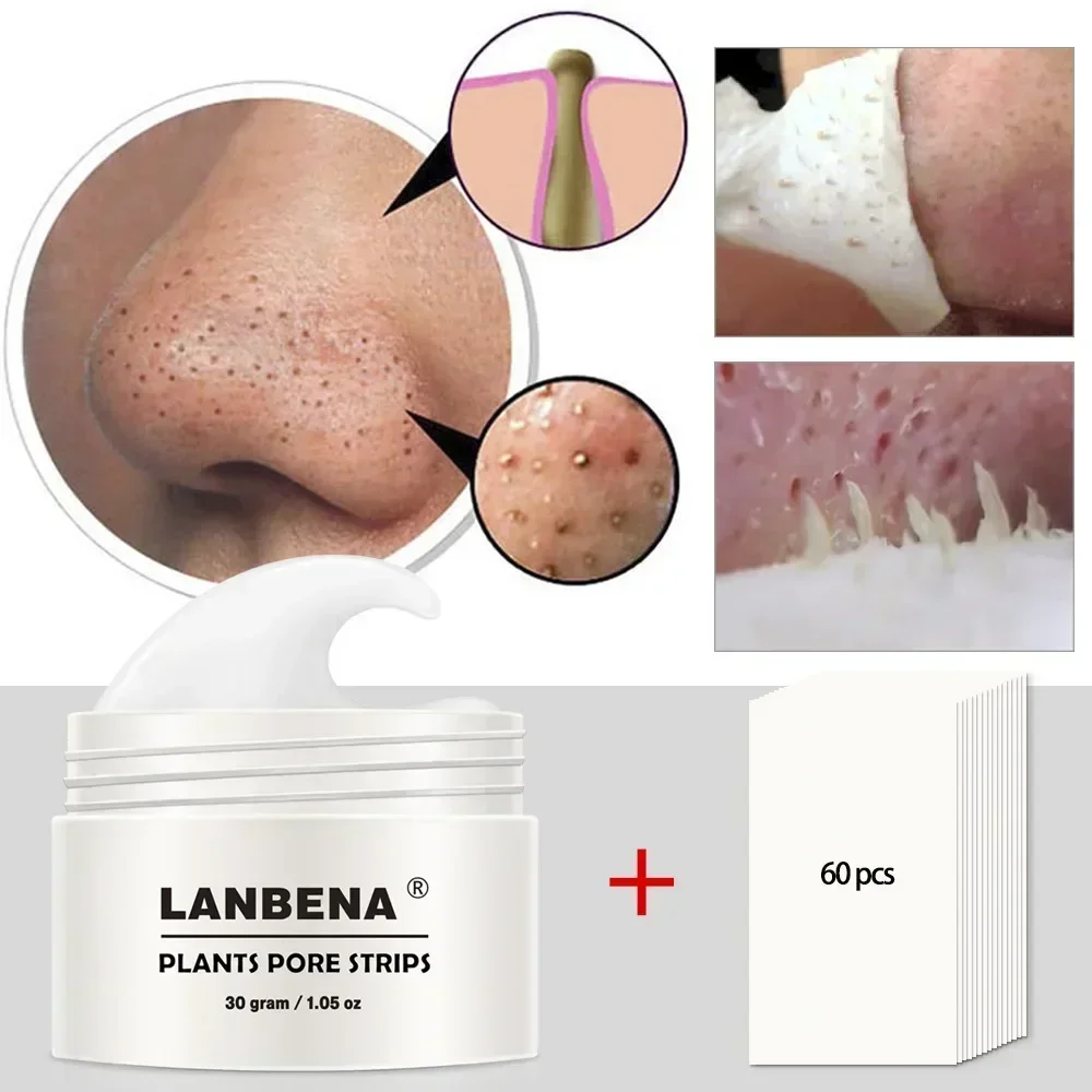 Lanbena Removes Blackhead Nasal Membrane Nasal Strip Deep Cleansing Blackhead Acne Cleaner Pores Peeling Korea Skin Care Product