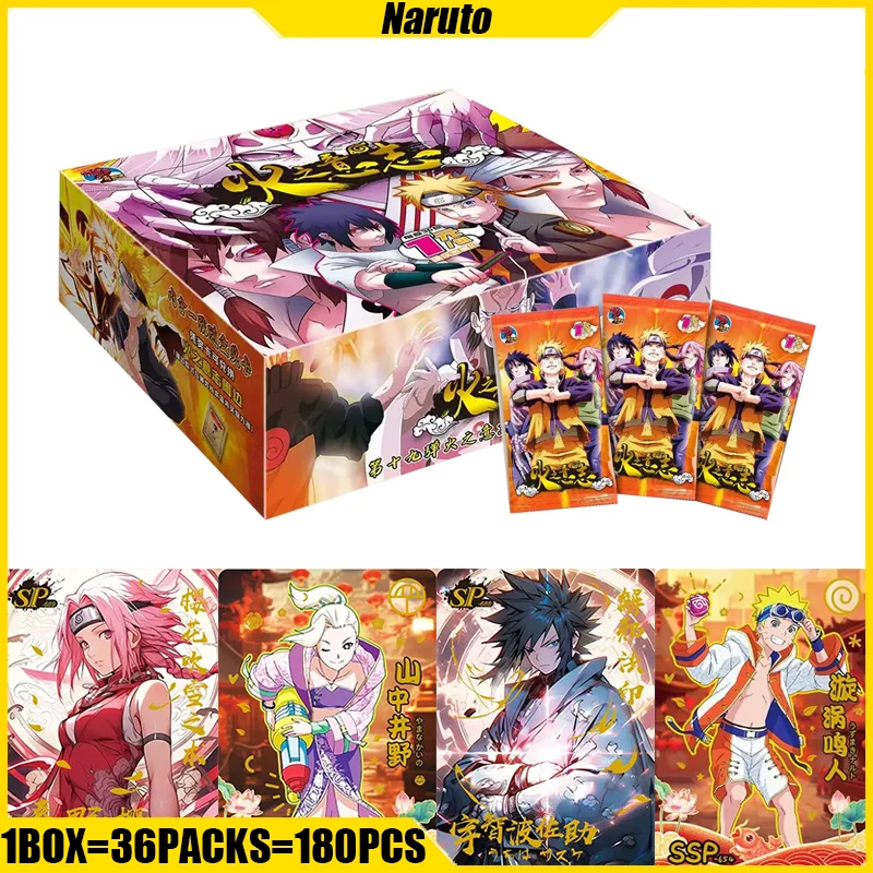 

LITTLE DINOSAUR 19-1 Naruto Cards Anime Figure Collection Cards Mistery Box Board Games Toys Birthday Gifts for Boys and Girls