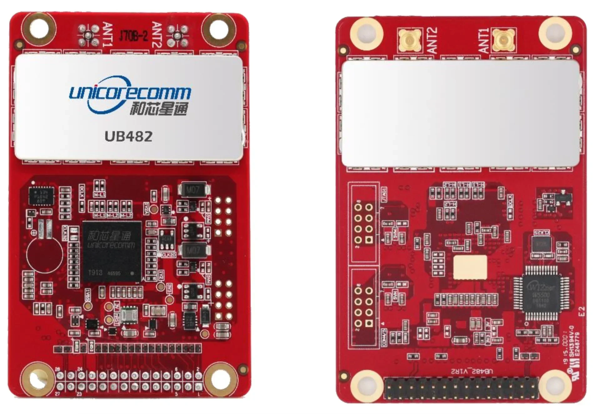 UB482 /UM482/UM4B0 и плата позиционирования и ориентации CoreStar GNSS Четырехсистемная плата полночастотного позиционирования