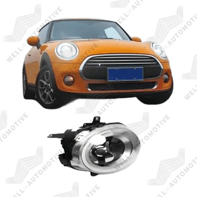 

Newest Car Parts Dark Smoke LED Head Light Aftermarket ABS Head Lights For Mini F56 2014+