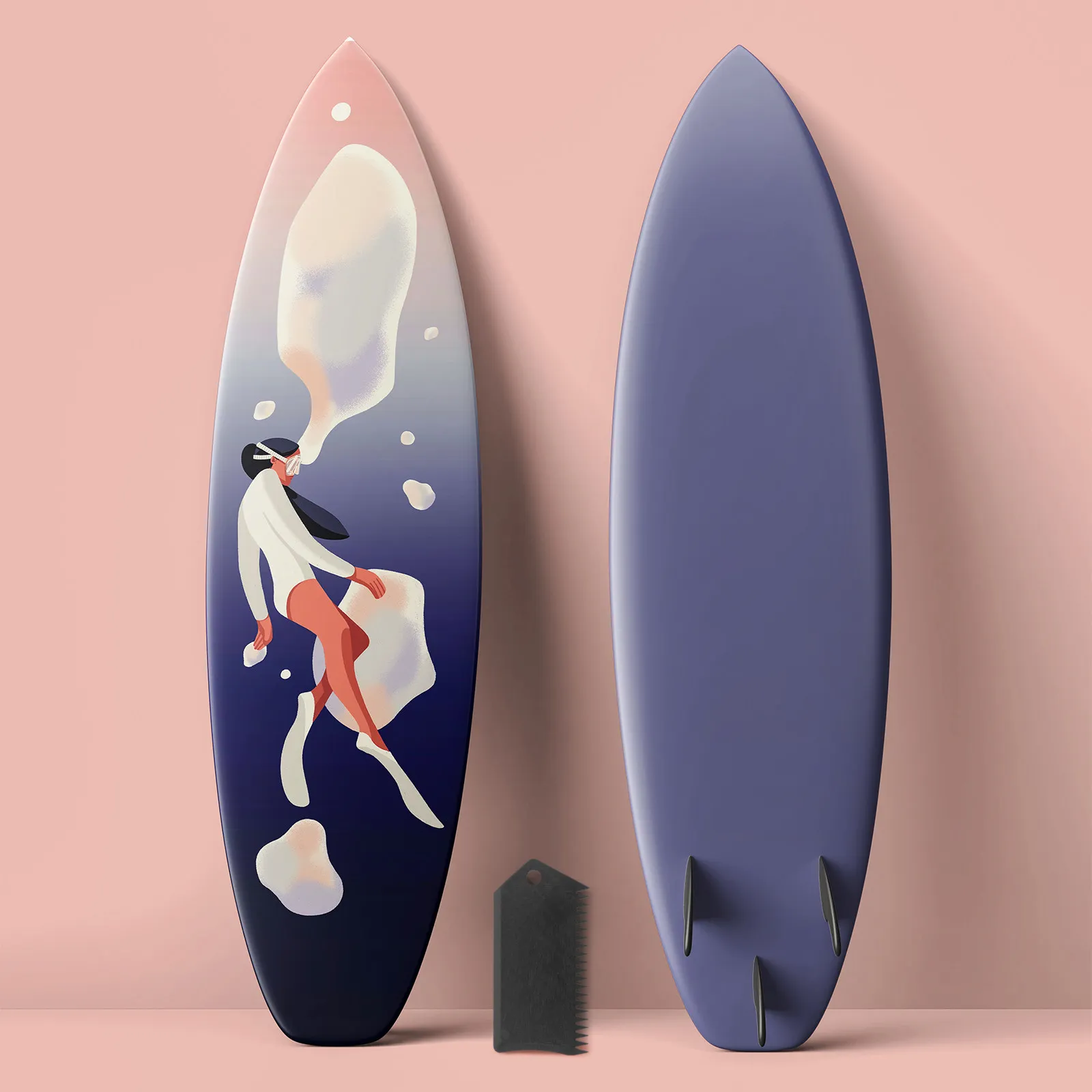 

Carbon Fiber Pattern Surfboard Wax Comb Single Pack Stylish Unique Design Keyless Easy Carry Wax Removing Scraper for All