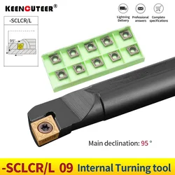 S12M-SCLCR09 S16Q-SCLCR09 S20R-SCLCR09 S25S-SCLCR09 S14N Interne Turning Tool Holder Metaalverwerking draaibeitels voor draaibank lathe tool holder Ccmt Carbide Inserts Draaibank Snijden Set