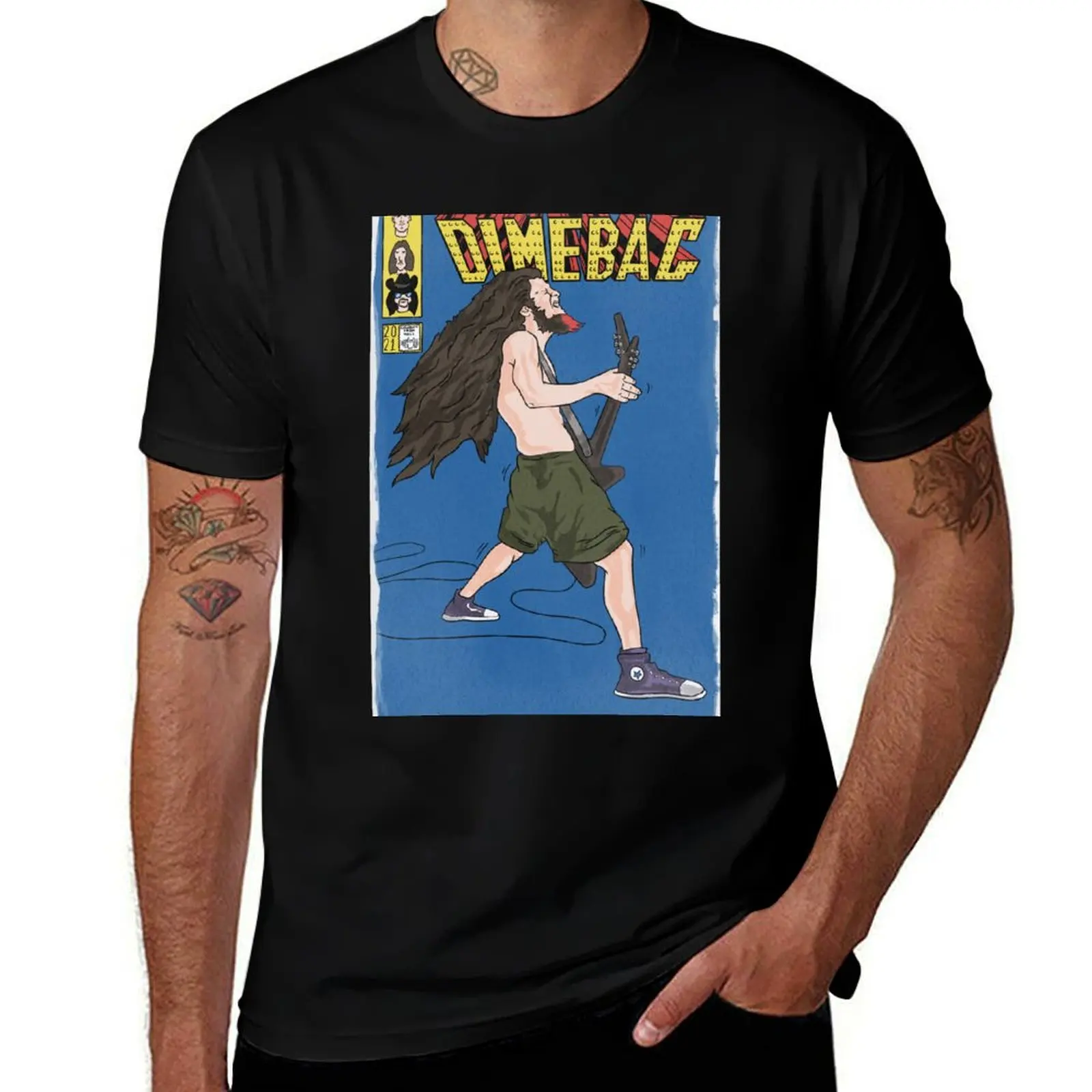 

T-Shirt shirts t vintage shirts t funny t T-Shirt man Dime Store man 100% cotton dark Comic for shirts graphic humor