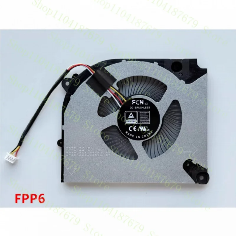 

++New Laptop CPU GPU Cooling Fan DFS5K22305283Q FPP6 DFS5L32G16486P FPP7 DC5V 0.5A 4PIN For Gigabyte G5 KF RC55