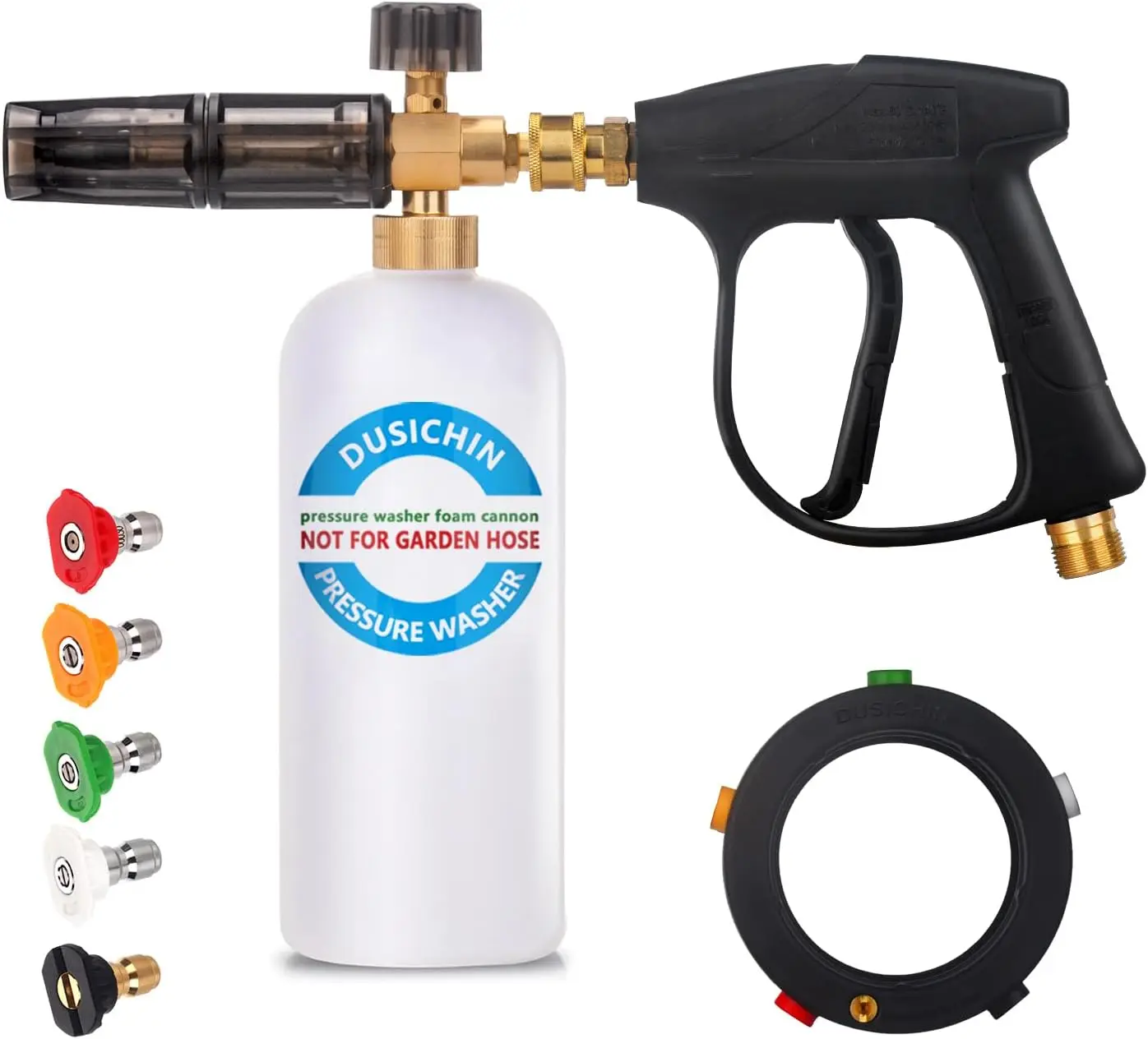 

Пеногенератор высокого давления для детейлинга автомобилей, пистолет-распылитель с насадкой 3000 PSI для струйной мойки