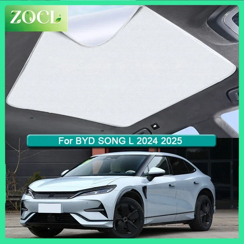 New Parasol de techo de coche para BYD SONG L 2024 2025 parasol para techo solar, tragaluz, accesorio adhesivo para sombreado ci