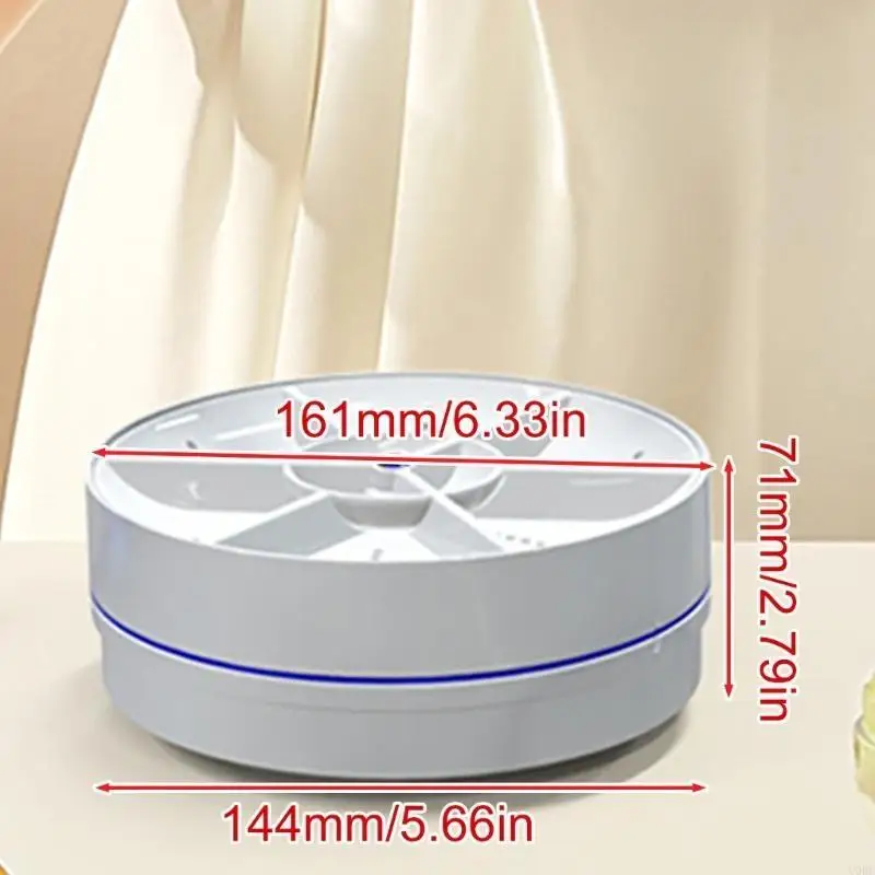 Small Rechargeable Dishwasher Portable Electric Cleaning Device ABS Texture