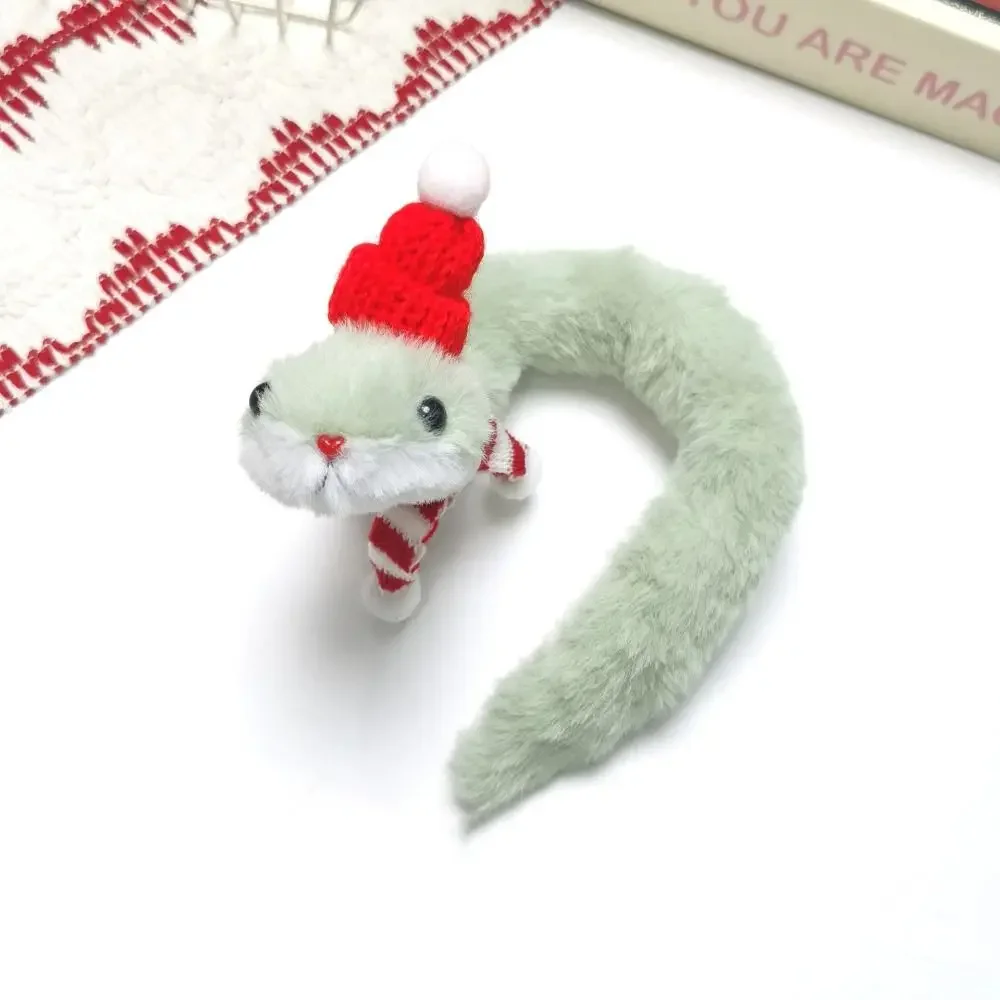 Plush Year of The Snake Plush Toy Wrap Around Arm Little Snake Snake Stuffed Plush Doll Cute Soft Green Snake Animal Doll