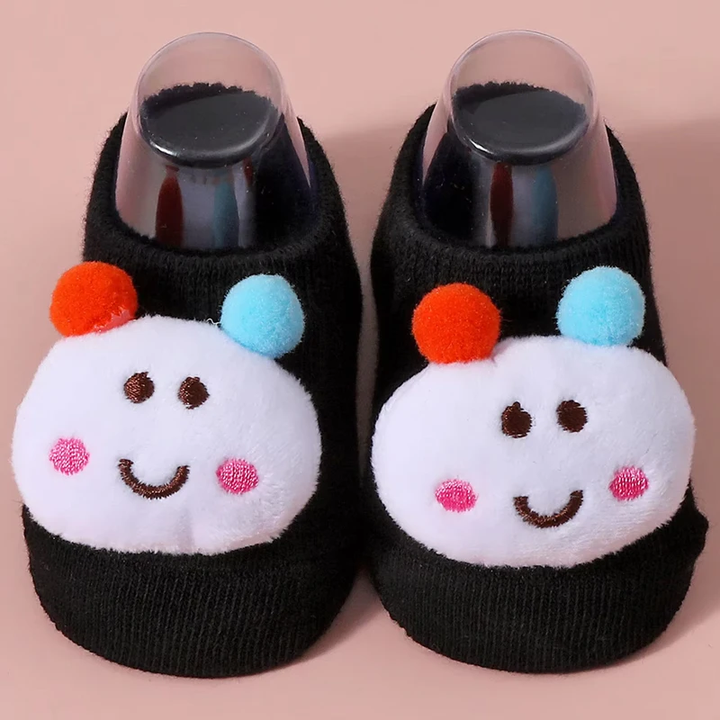 

Детские носки-тапочки, вязаные тонкие стильные носки для новорожденных, детские короткие носки-лодочки с милым рисунком без костей и низкими манжетами