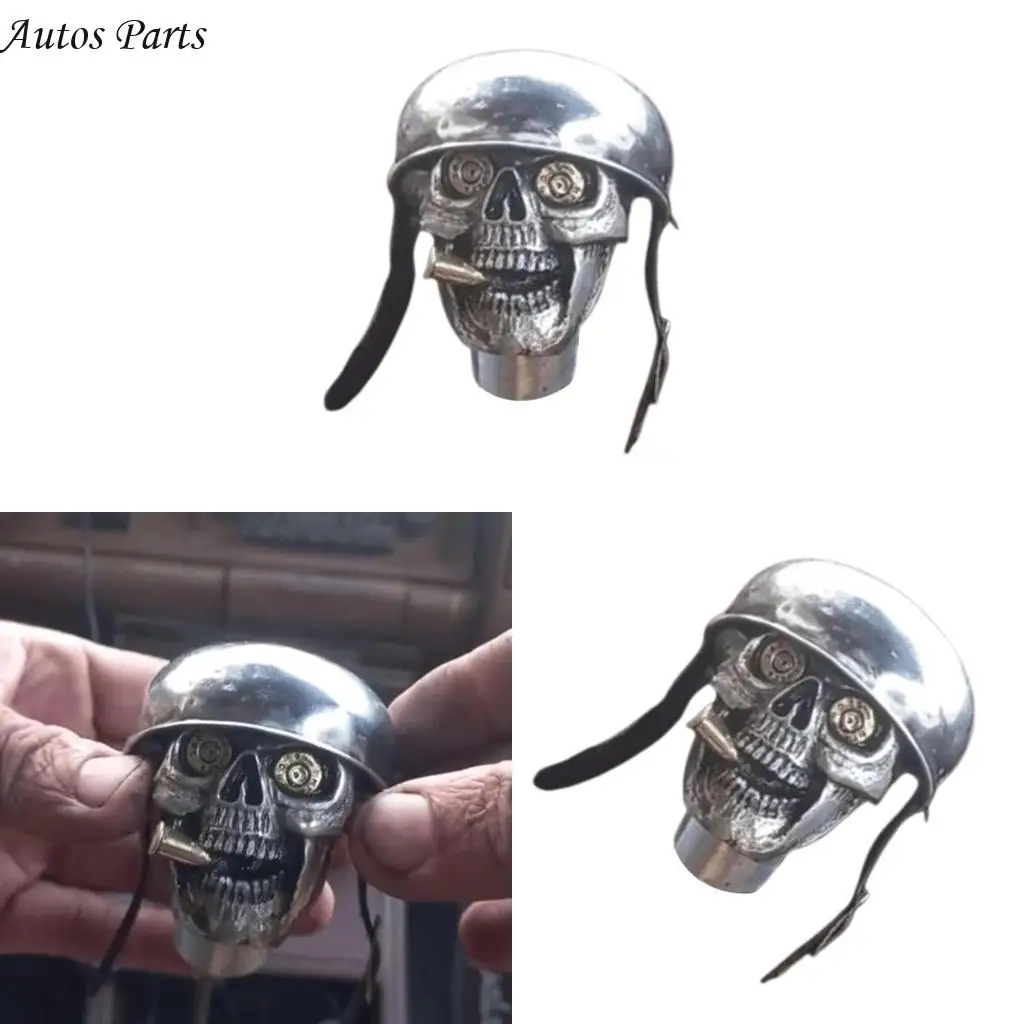 

57BA Высокопрочная ручка рычага переключения передач с черепом, подходит для длительного использования в любом автомобиле с