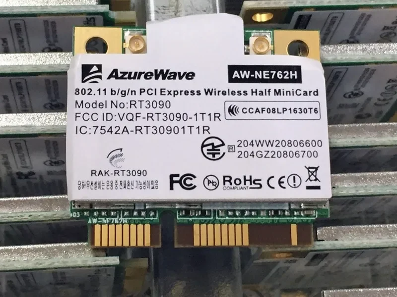 SSEA New Wirelesss card for  for AzureWave AW-NE762H Ralink RT3090 Half Mini PCI-E Card 802.11 b/g/n 150Mbps