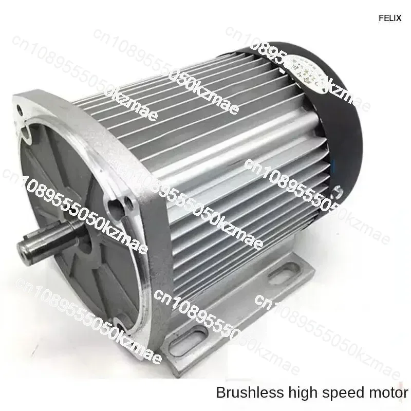 Brushless High-Speed Motor 1500W 1800W 2200W Dc 60V / 72V Brushless Motor Without Gearbox Electric Car Electric Car Modification