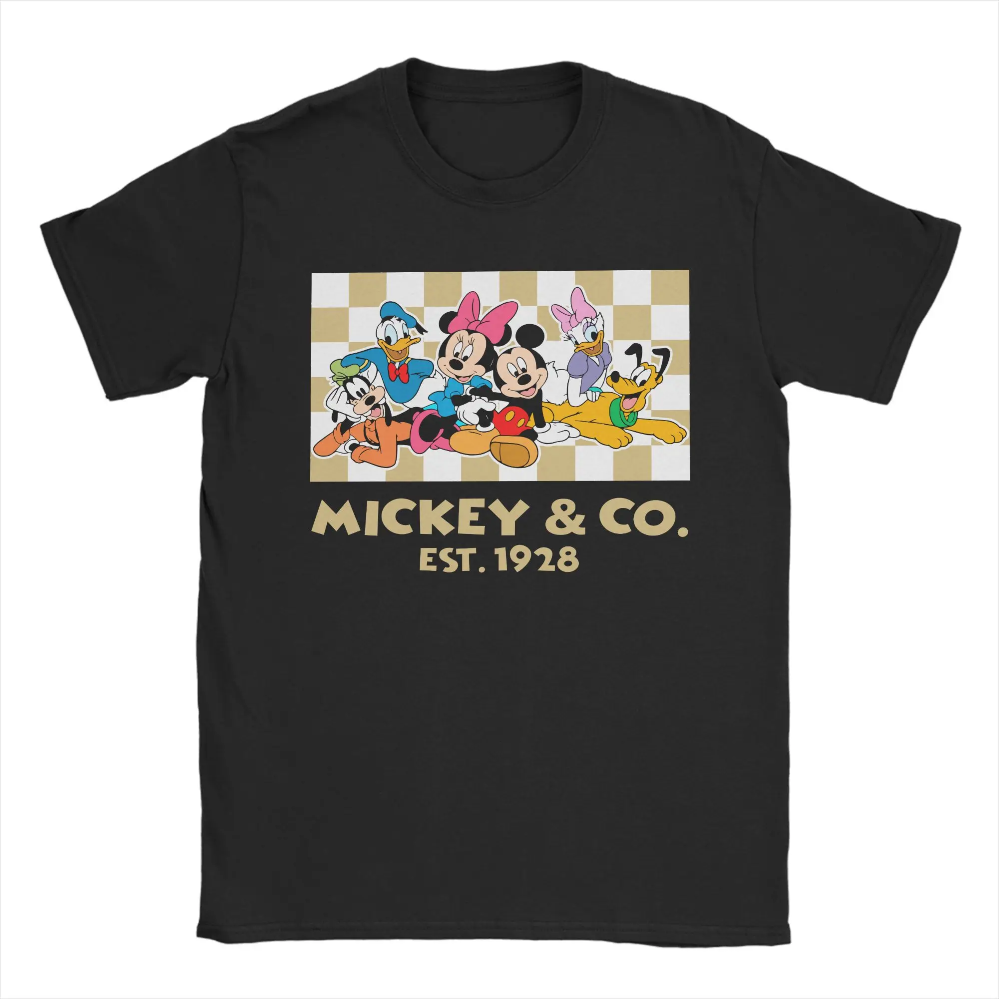 

mickey mouse 2025 Disney Family trip Vacation Family Matching Gift Printed T Shirts Men Women Pure Cotton Tee Shirt Clothing