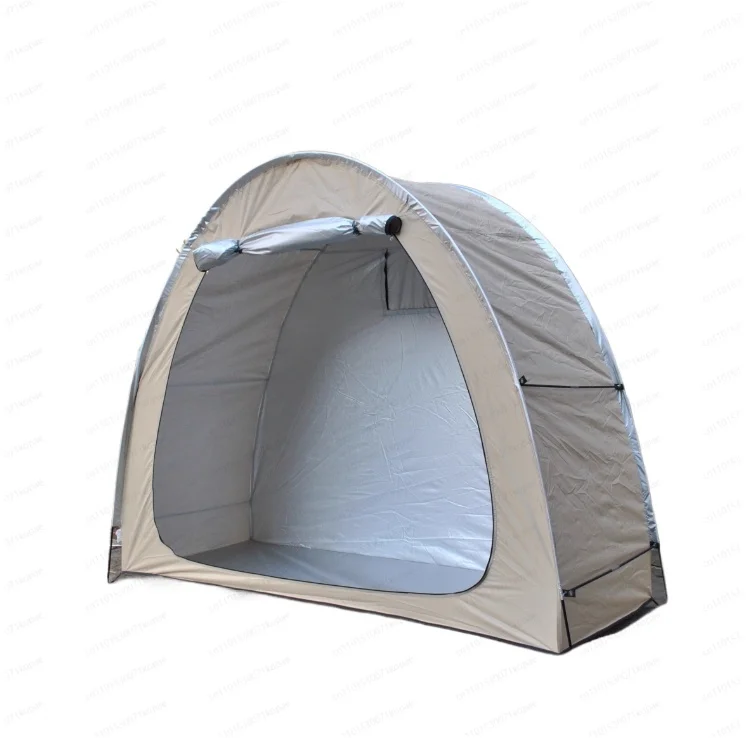 Tienda de almacenamiento para acampada y ciclismo, cubierta para lluvia para bicicletas y motocicletas, dosel portátil para cochecito, sala de almacenamiento para equipos al aire libre