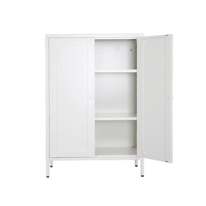 #￥Factory Directly Steel Living Room Office High Quality Modern Buffet Storage TV Nightstand Swing Door Storage Cabinet - view 4