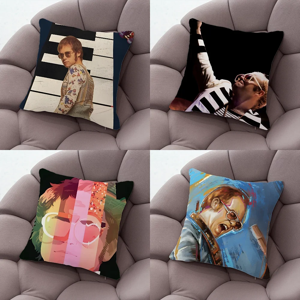 

Singer Elton John Your Song Pillow Case Pillow Case Living Room Sofa Cushion Cover Suitable For Home Bedroom Room Decoration