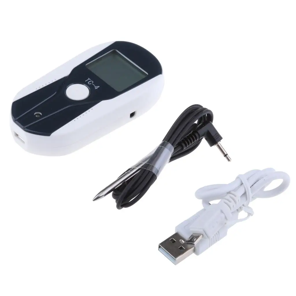 

High Accuracy Temperature Logger USB Recording Tool Digital Meter for Food Medicine Transportation