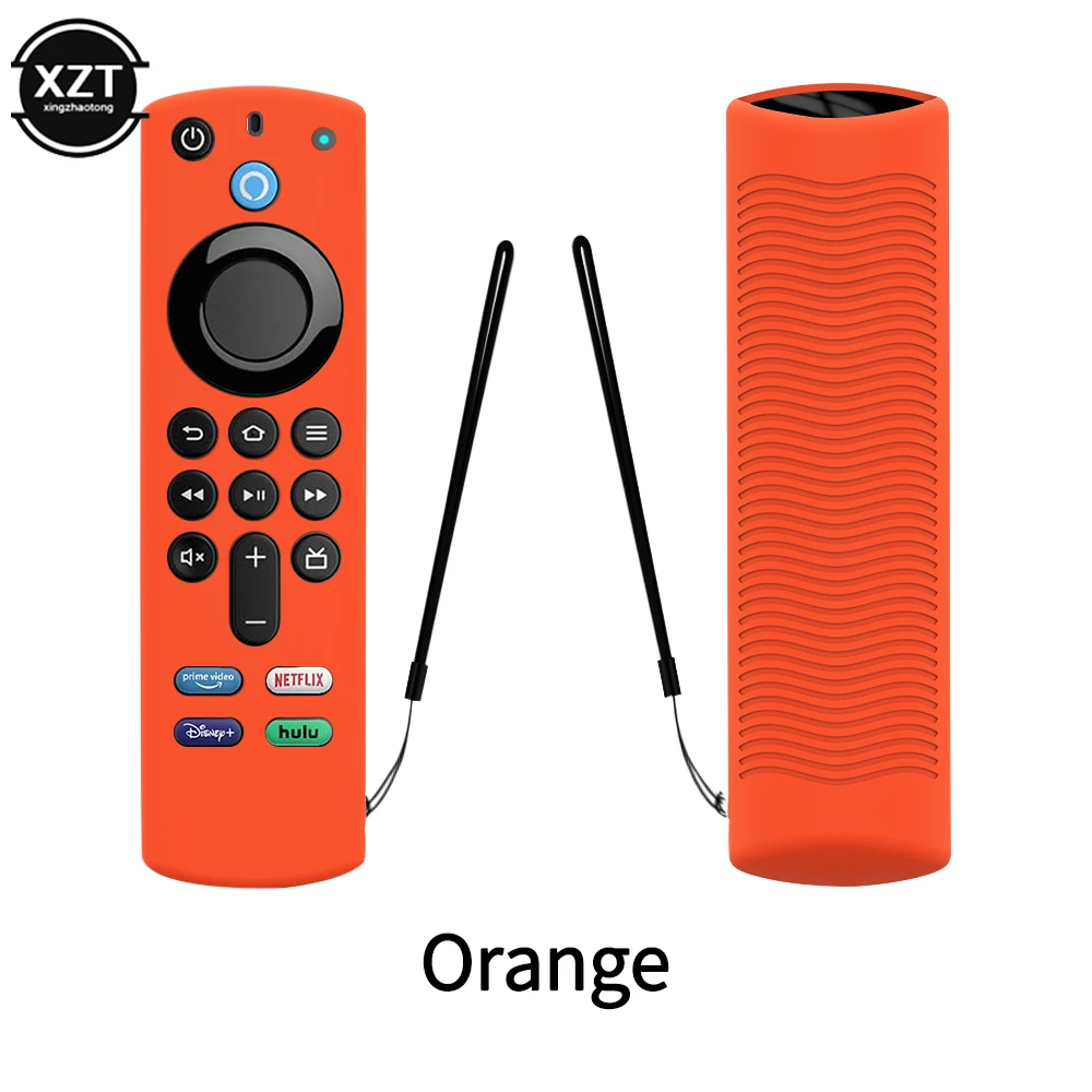 Etui ochronne na pilota AMZ Fire TV Stic Cover do zdalnego sterowania głosowego Alexa Voice Remote 3rd Gen Silicone Case Skin