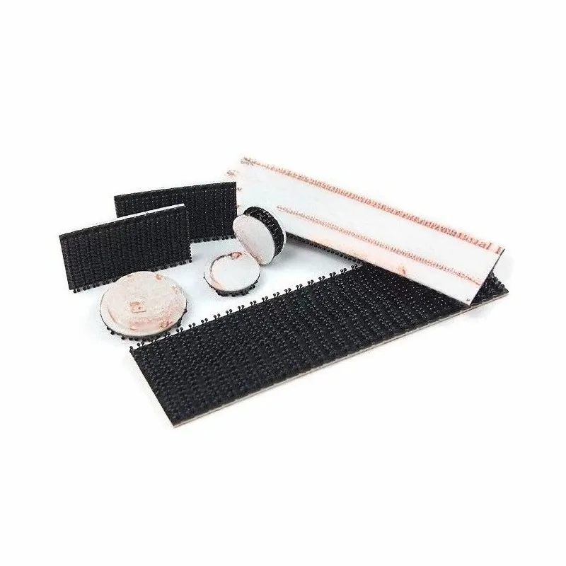 Black Mushroom Reclosable Fastener, Hook and Loop Tape