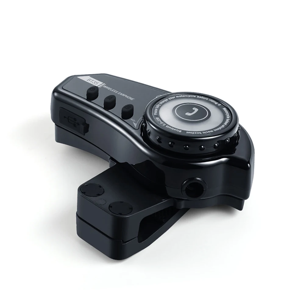 سماعة خوذة دراجة نارية 800 مللي أمبير في الساعة متوافقة مع بلوتوث 5.0 سماعة ستيريو مع مساعد صوت الضوء المحيط لركوب الدراجات