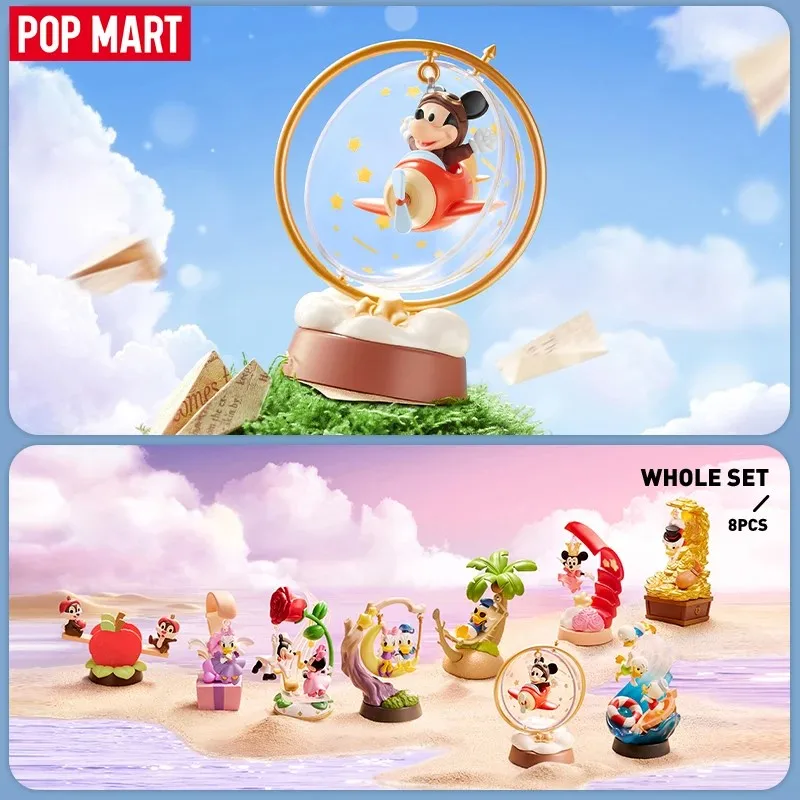 POP MART The Wonderful Dreams of Mickey and His Friends Series Anime Action Figure Guess Bag Ornament Figurines Home Decor Deskt