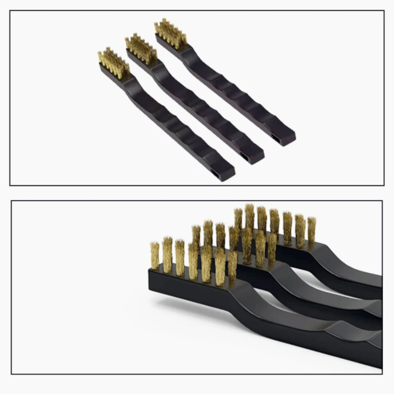 Silver Jewelry Polished Copper Wire Brush Clay DIY Ring Silver Jewelry Polishing and Removing Surface Oxide Layer Craft Tools - Image 5