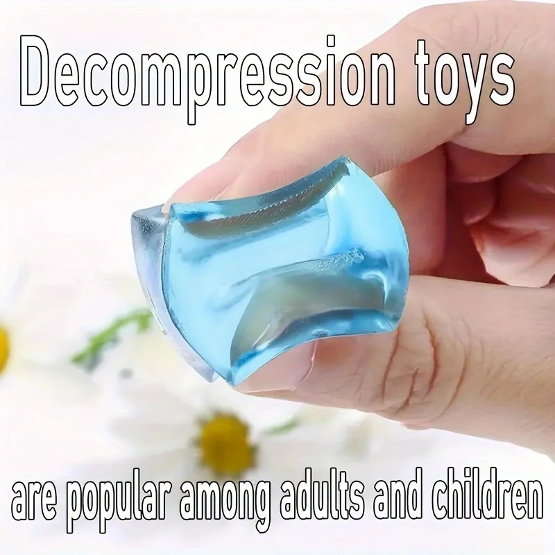 10 pz cubo di ghiaccio Squishy spremere giocattoli per bambini giocattolo antistress per adulti pizzico morbido giochi di intrattenimento sensoriale regalo di Natale di Halloween