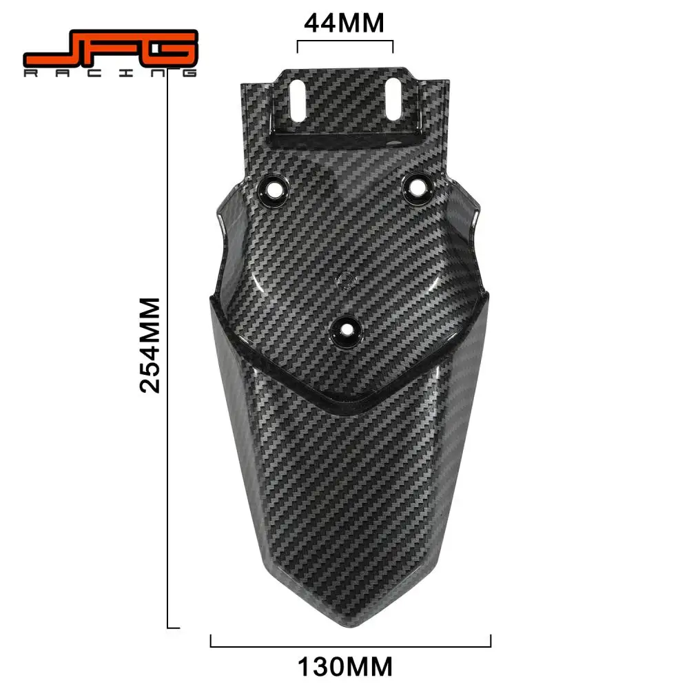 Short Rear Fender Mudguard Motorcycle Accessory Rear Splash Guard Carbon Fiber Pattern For TALARIA Sting MX3 MX4 Dirt Bikes