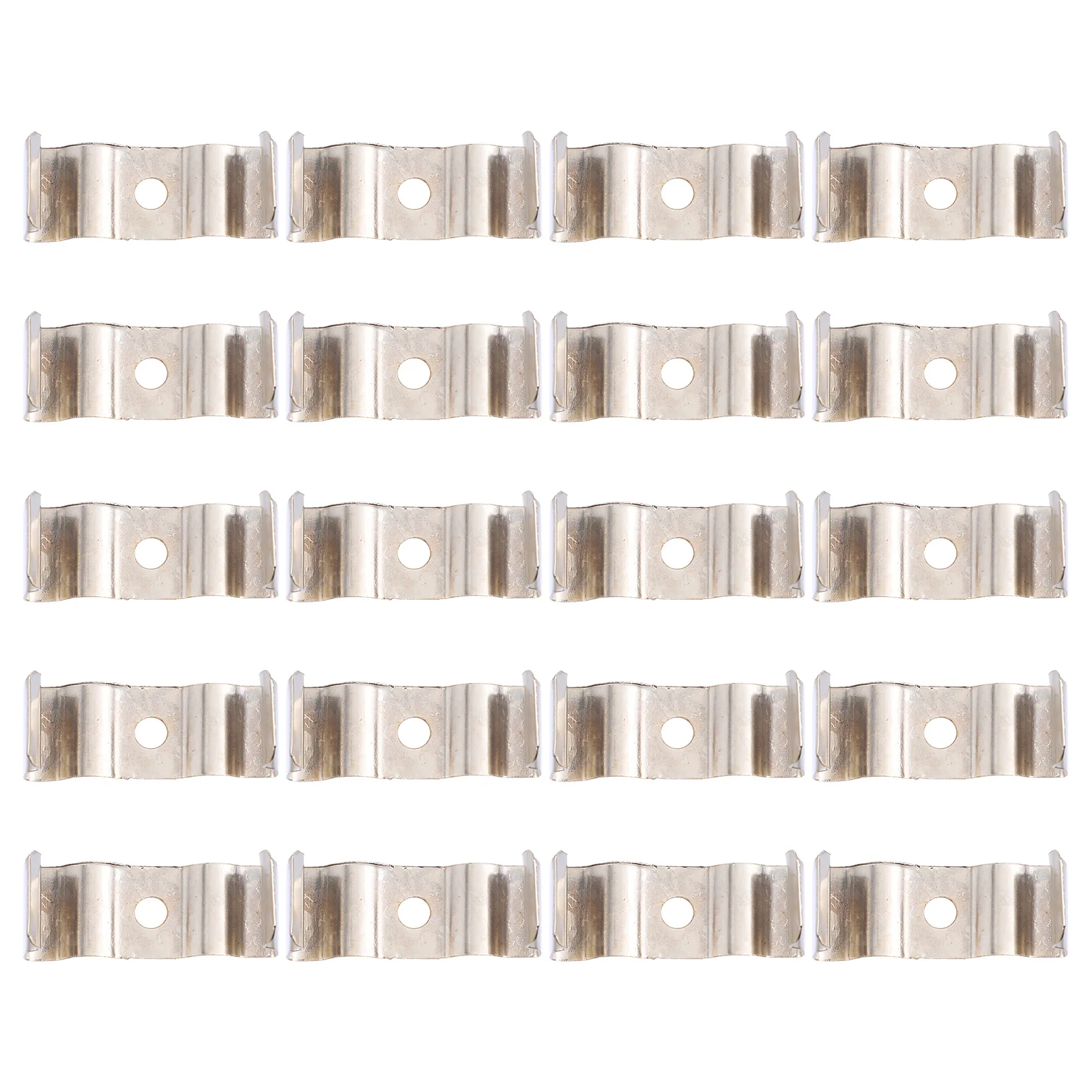 

100Pcs Manganese Steel LED Light Tube Clip Support Bracket Home Appliances Office Industry Long Term Service Life