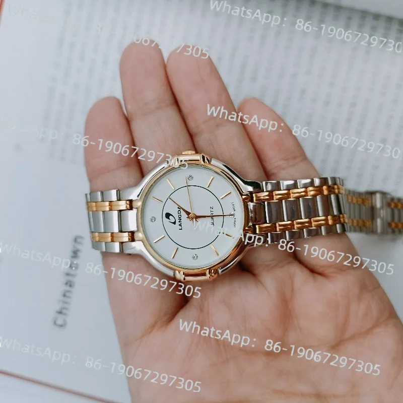 

Оригинальный кварцевый нейтральный золотой металлический ремешок, средневековый импортный механизм