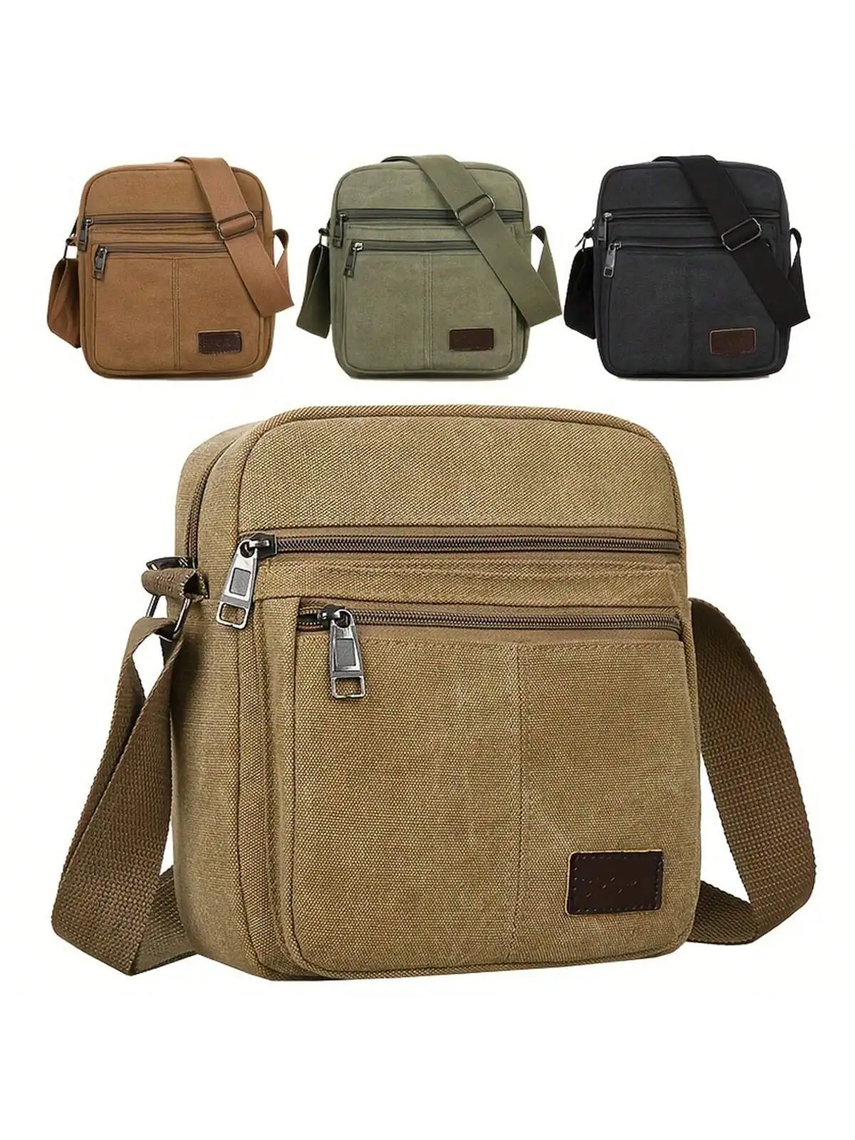 

Холщовая сумка через плечо — стильный и непринужденный дизайн с универсальным одним плечевым ремнем для удобной переноски