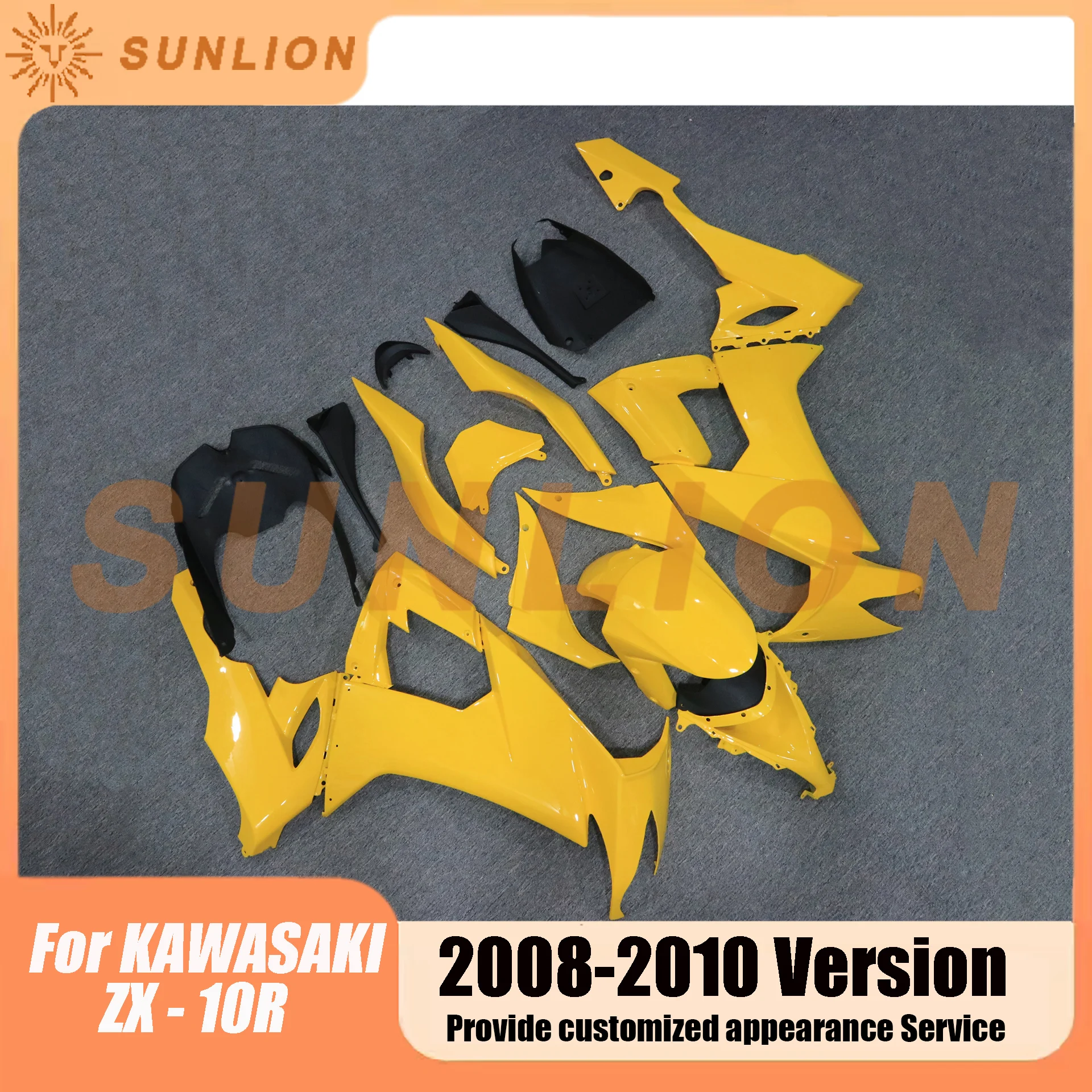 ABS Motorcycle Fairings Kit Fit For Kawasaki Ninja ZX-10R ZX10R 2008 2009 2010 Bodywork Set For ZX 10R 08 09 10 Full Fairing