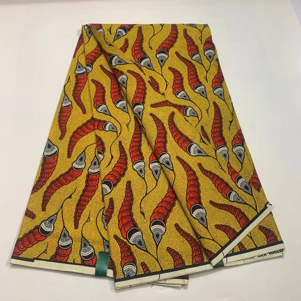 

Ankara Wax Fabric 2025 High Quality African Wax Print Fabric 100% Cotton African Guaranteed Veritable Real Wax For Dresses