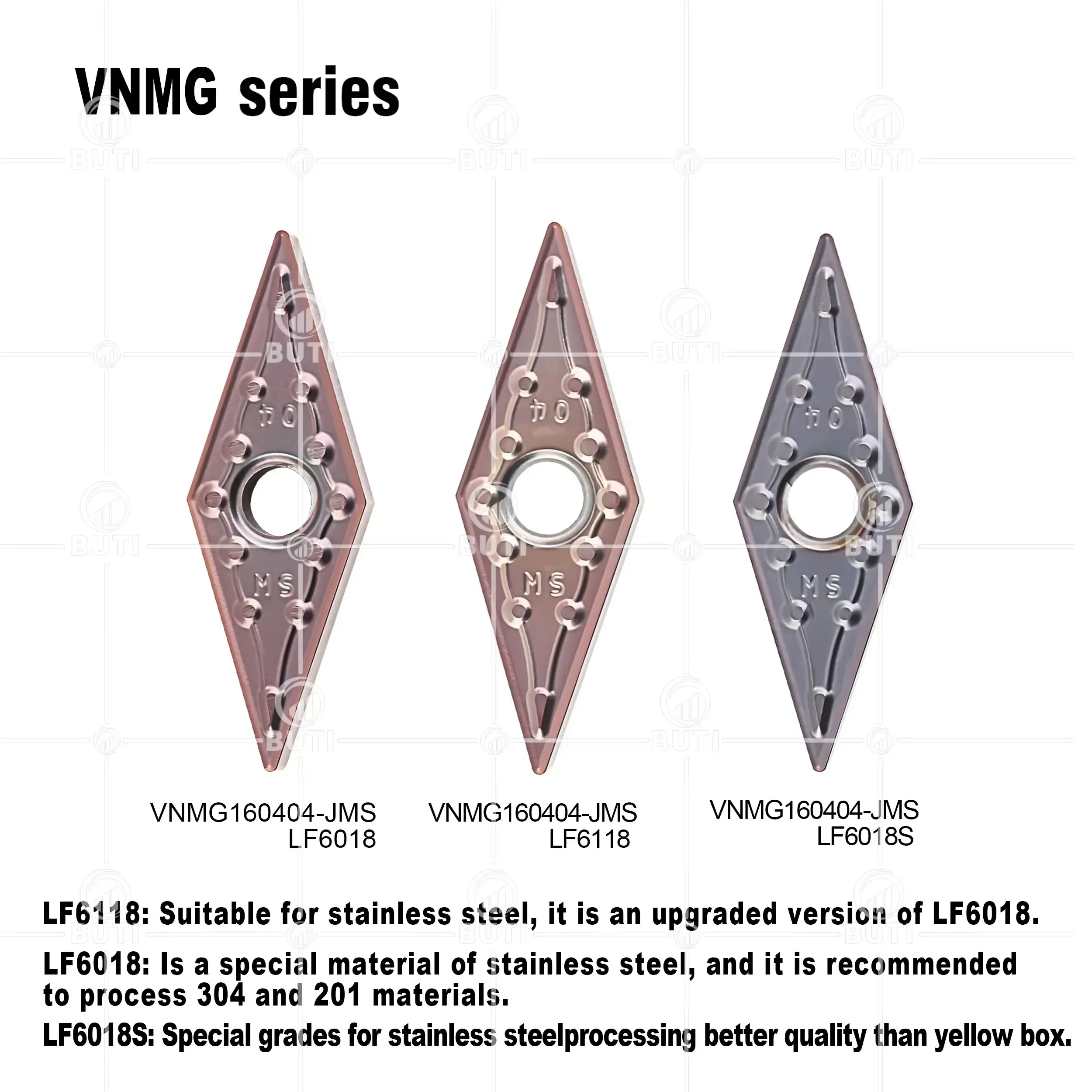 DESKAR 100% Original VNMG160404 160408 JMS LF6018 LF6118 LF6018S Numerical Control Turning Insert Cutting Tools Stainless Steel