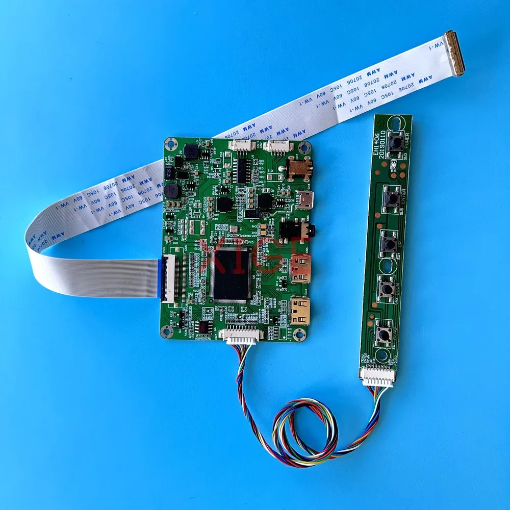 

For B156XW04 V7/V8 G156XTN02.0 Controller Driver Board Laptop Display EDP 30-Pin Micro USB 15.6" 2Mini-HDMI 1366x768 DIY Kit