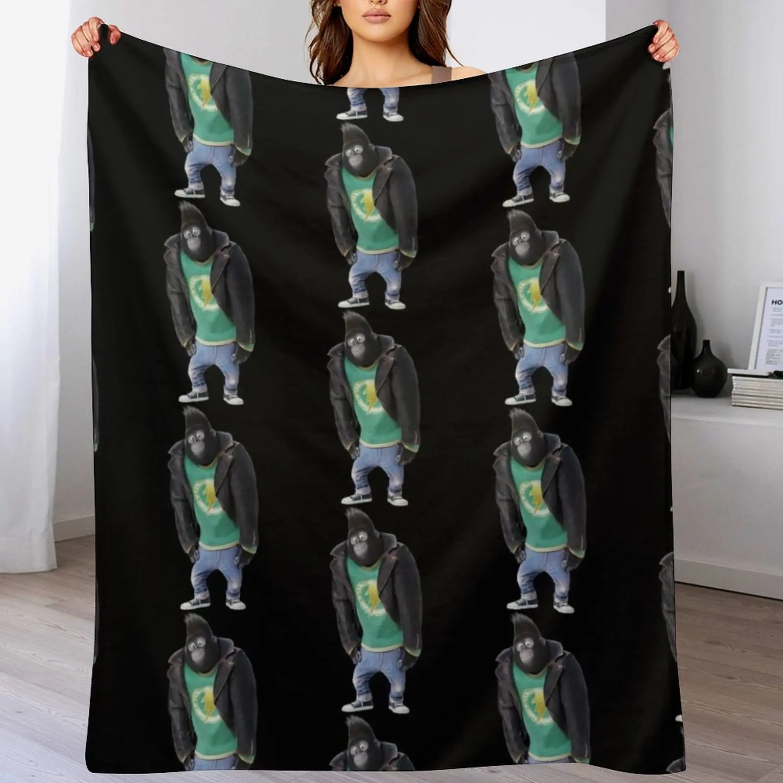 

Johnny Sing 2 Throw Blanket Warm Flannel Blanket for Couch Chair Bedroom