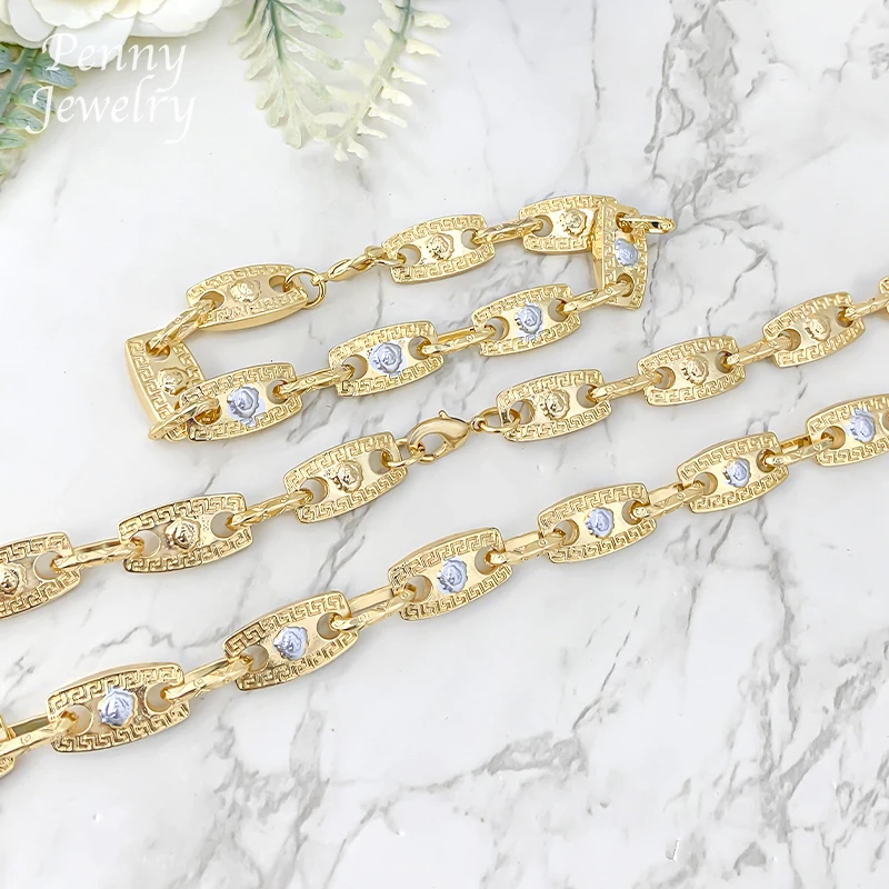 Set Perhiasan Kalung dan Gelan - Dubai Men'S Fashion ulasan dan harga