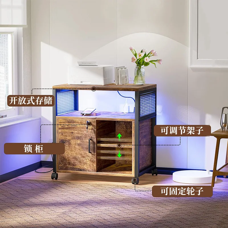 

Картотечные шкафы Вертикальные картотечные шкафы с замками и большими ящиками Подставки для принтеров со стеллажами для хранения Украшения для шкафчиков