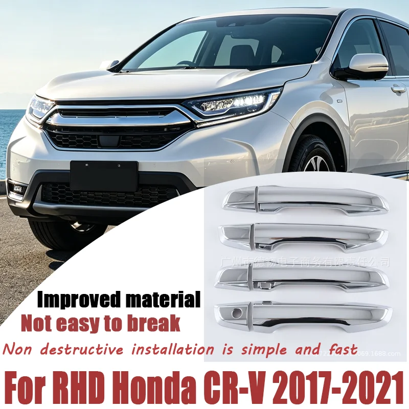 for-rhd-honda-cr-v-2017-2021-chrome-silver-door-handle-cover-exterior-trim-sticker-car-accessory