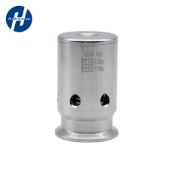 SS304 Stainless Steel Tri Clamp Pressure Relief Valve | Adjustable Safety Valve (1-3 Bar) | Sanitary High-Seal for Beer Brewing