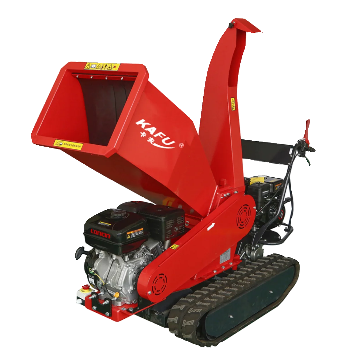 2025 ماكينة تقطيع ذاتية الدفع 300 طن - قش بستان عالي الطاقة وتخضير الحديقة وتقطيع الخشب والفروع