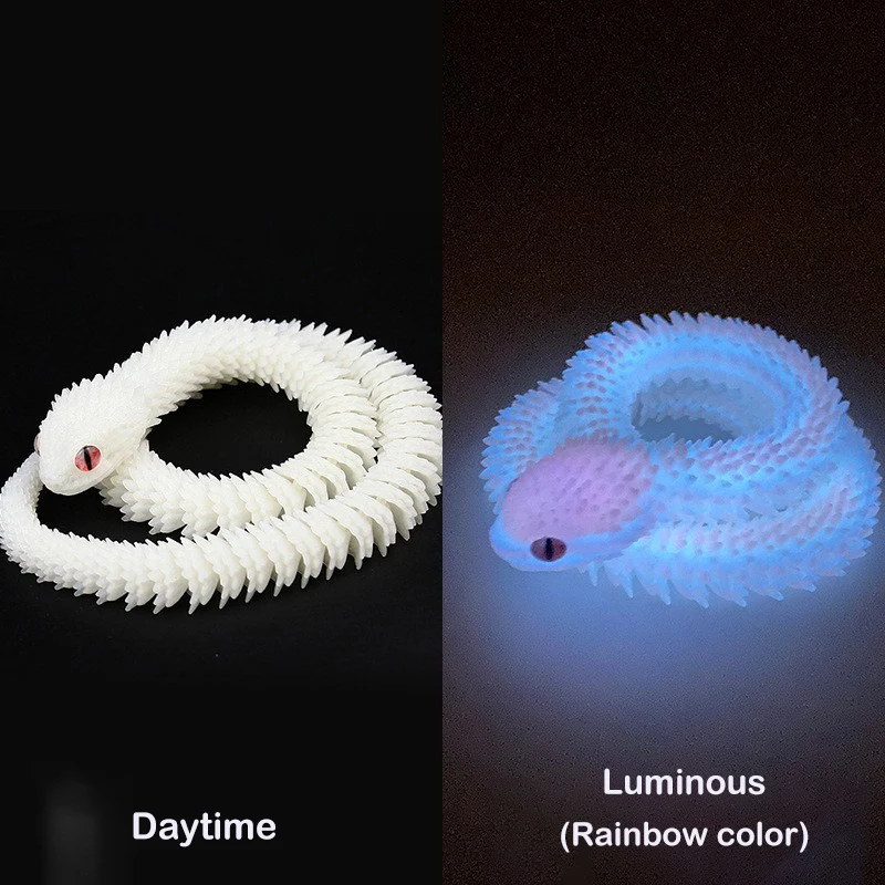 Articulated Snake Decor Figurine Model