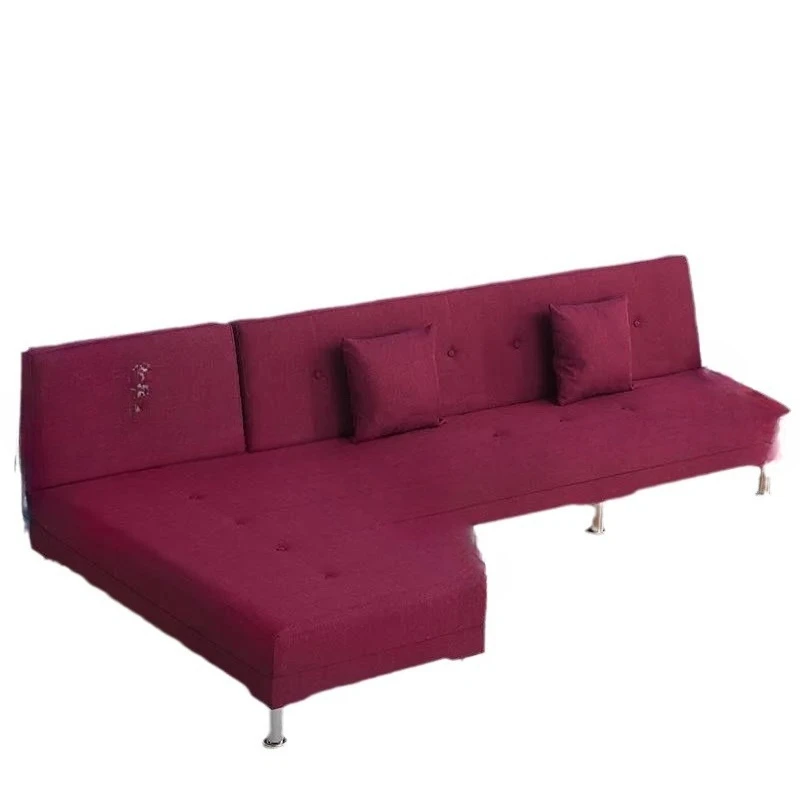 

High-value fabric sofa, dual-purpose foldable sofa bed, rental house chaise longue