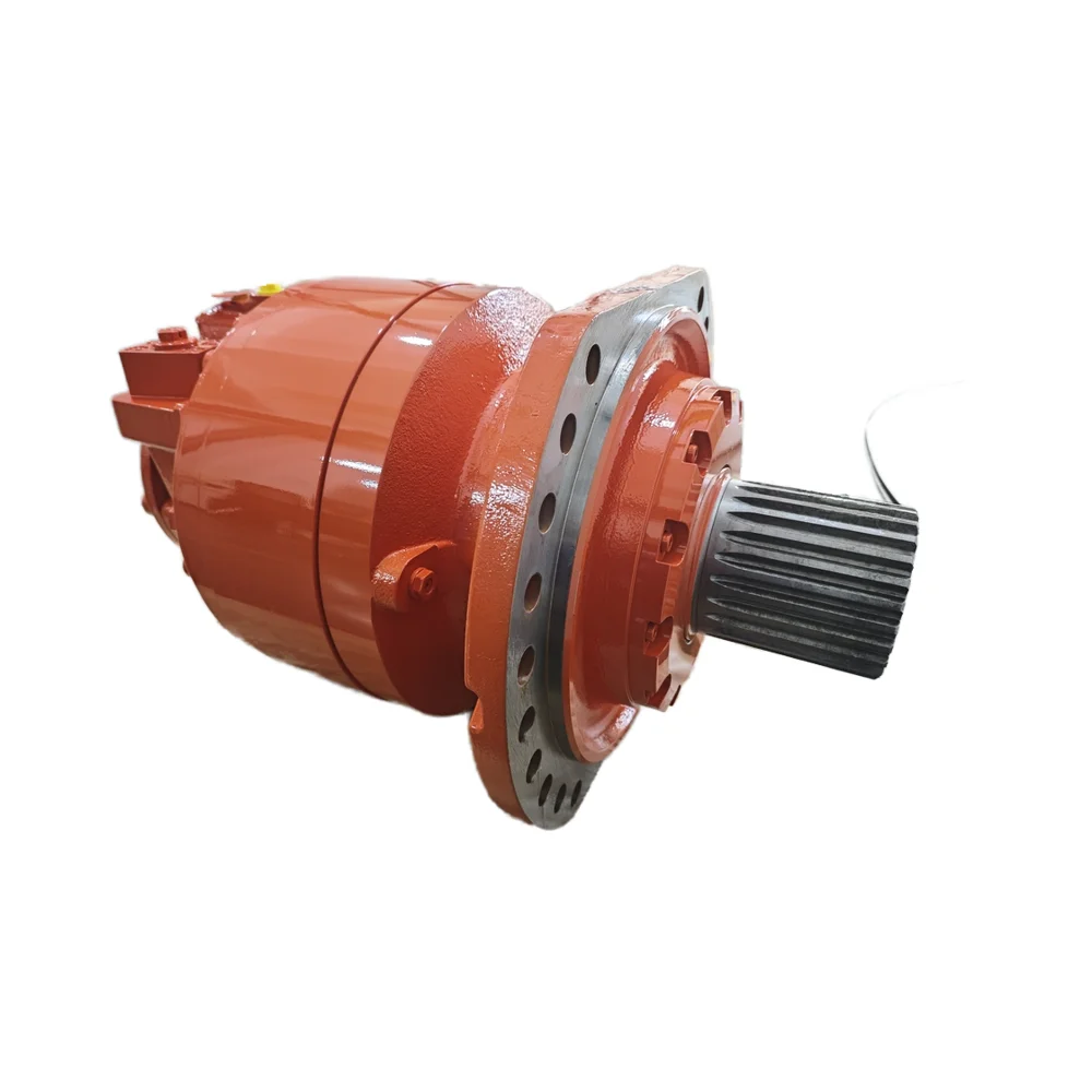 Single Speed MS50 High Torque Hydraulic Piston Motor With Brake Low Speed Drive Shaft