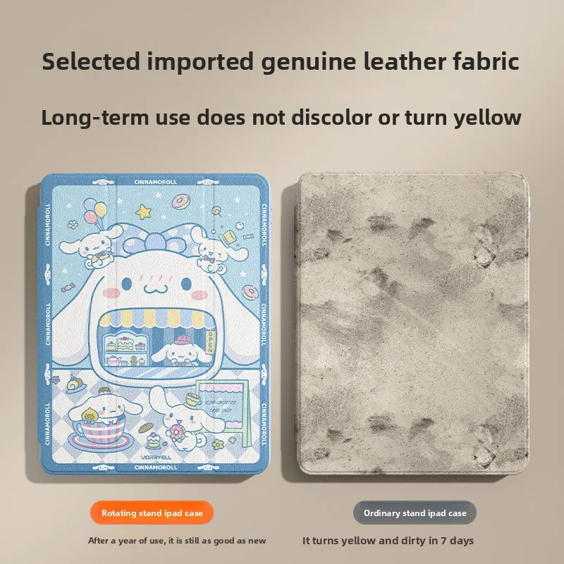 Sanrio Cinnamoroll para ipad Funda iPad Pro 4 5 6 Air 4 5 Funda protectora Ipad A16 11th 10th Gen Mini 6 7 Funda para tableta inteligente