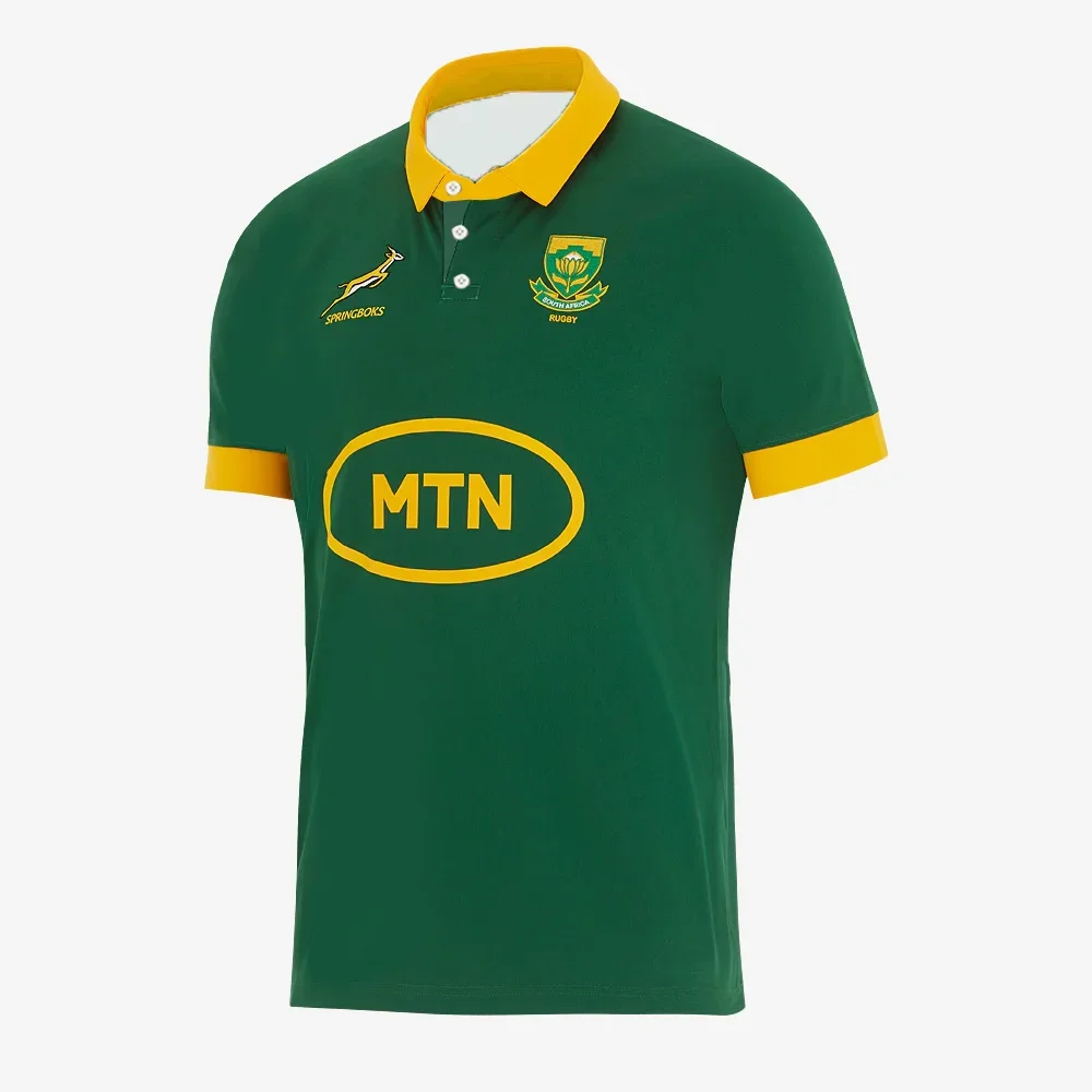 

Unisex South Africa Springboks 24_25 Summer Home Jerseys Training Away Jersey 3D Printed T-Shirt Adults KIDs Breathable Top